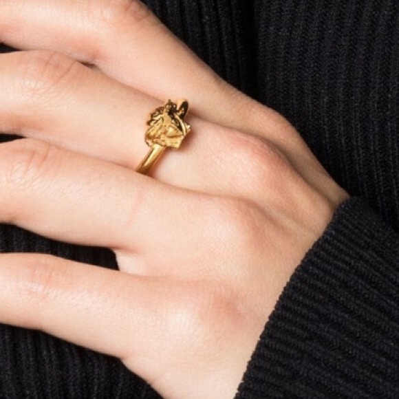 VERSACE Gold colour 'La Medusa' Ring - Picture 7 of 7